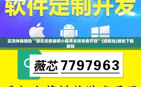 实测神器辅助“微乐安徽麻将小程序怎样免费开挂”(透视挂)辅助下载教程