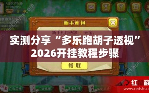 实测分享“多乐跑胡子透视”2026开挂教程步骤