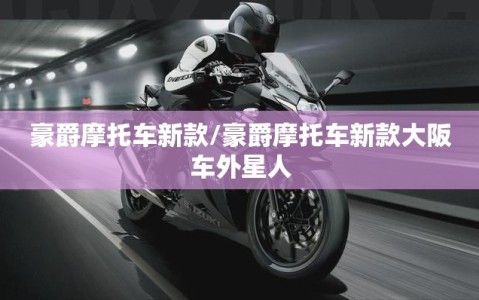 豪爵摩托车新款/豪爵摩托车新款大阪车外星人