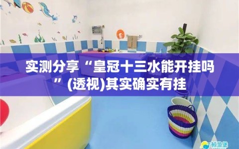 实测分享“皇冠十三水能开挂吗”(透视)其实确实有挂
