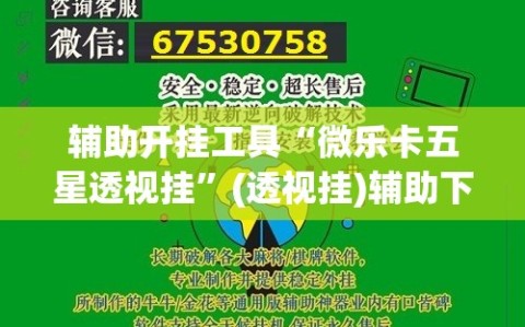 辅助开挂工具“微乐卡五星透视挂”(透视挂)辅助下载教程