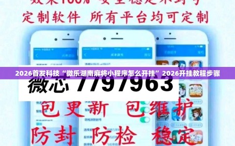 2026首发科技“微乐湖南麻将小程序怎么开挂”2026开挂教程步骤