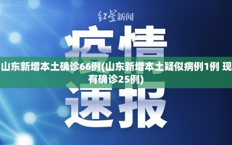 山东新增本土确诊66例(山东新增本土疑似病例1例 现有确诊25例)