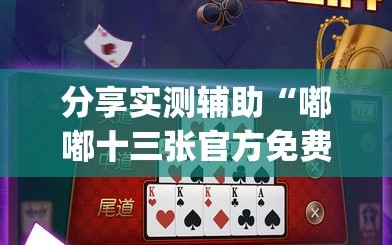 分享实测辅助“嘟嘟十三张官方免费挂”开挂(透视)最新辅助详细