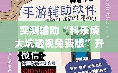 实测辅助“科乐填大坑透视免费版”开挂(透视)辅助神器