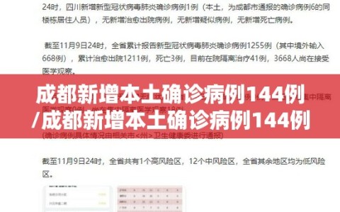 成都新增本土确诊病例144例/成都新增本土确诊病例144例