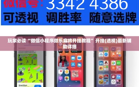 玩家必读“微信小程序微乐麻将开挂教程”开挂(透视)最新辅助详细