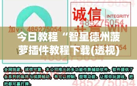 今日教程“智星德州菠萝插件教程下载(透视)”开挂辅助脚本+详细开挂安装教程