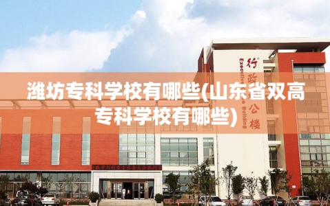 潍坊专科学校有哪些(山东省双高专科学校有哪些)