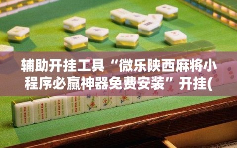 辅助开挂工具“微乐陕西麻将小程序必赢神器免费安装”开挂(透视)最新辅助详细