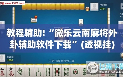 教程辅助!“微乐云南麻将外卦辅助软件下载”(透视挂)辅助下载教程