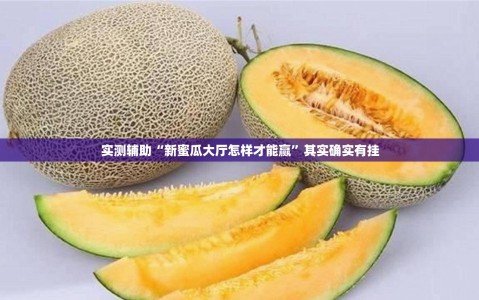 实测辅助“新蜜瓜大厅怎样才能赢”其实确实有挂