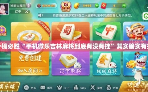 一键必胜“手机微乐吉林麻将到底有没有挂”其实确实有挂