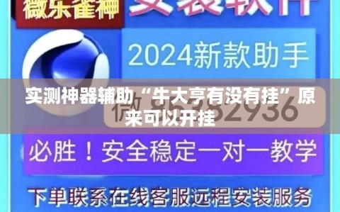 实测神器辅助“牛大亨有没有挂”原来可以开挂