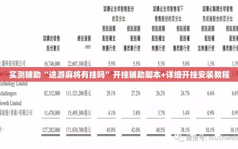 实测辅助“途游麻将有挂吗”开挂辅助脚本+详细开挂安装教程
