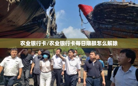农业银行卡/农业银行卡每日限额怎么解除