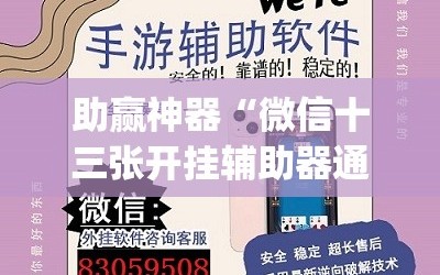 助赢神器“微信十三张开挂辅助器通用版”(透视)其实确实有挂