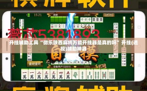 开挂辅助工具“微乐陕西麻将万能开挂器是真的吗”开挂(透视)辅助神器