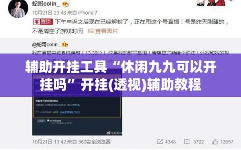 辅助开挂工具“休闲九九可以开挂吗”开挂(透视)辅助教程