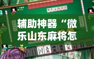 辅助神器“微乐山东麻将怎么开挂”科技辅助神器手机版