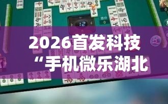2026首发科技“手机微乐湖北麻将万能开挂神器”详细分享装挂步骤
