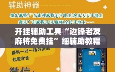 开挂辅助工具“边锋老友麻将免费挂”细辅助教程分享
