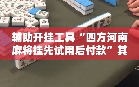 辅助开挂工具“四方河南麻将挂先试用后付款”其实确实有挂