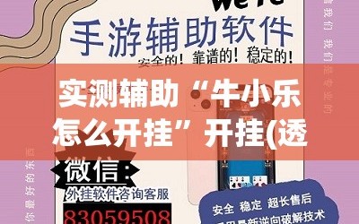 实测辅助“牛小乐怎么开挂”开挂(透视)辅助教程