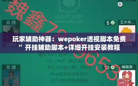 玩家辅助神器：wepoker透视脚本免费”开挂辅助脚本+详细开挂安装教程