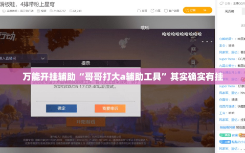 万能开挂辅助“哥哥打大a辅助工具”其实确实有挂