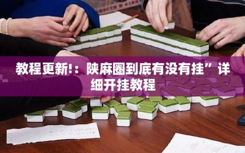 教程更新!：陕麻圈到底有没有挂”详细开挂教程