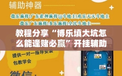 教程分享“博乐填大坑怎么能逢赌必赢”开挂辅助脚本+详细开挂安装教程