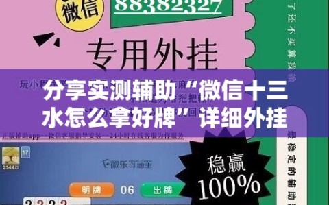 分享实测辅助“微信十三水怎么拿好牌”详细外挂透视辅助软件教程