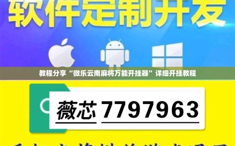 教程分享“微乐云南麻将万能开挂器”详细开挂教程