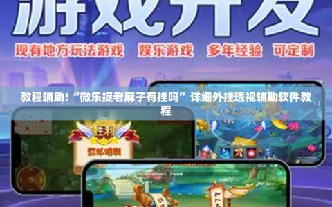 教程辅助!“微乐捉老麻子有挂吗”详细外挂透视辅助软件教程