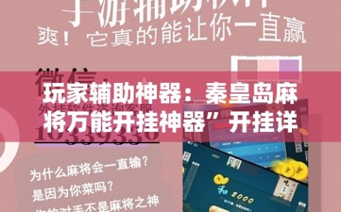 玩家辅助神器：秦皇岛麻将万能开挂神器”开挂详细教程