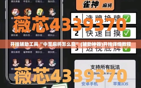 开挂辅助工具“中至麻将怎么赢”(辅助神器)开挂详细教程