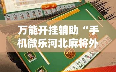 万能开挂辅助“手机微乐河北麻将外卦辅助软件下载”(免费)开挂辅助教学(最新辅助开挂教程)