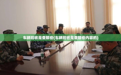 车辆验收是查那些(车辆验收是查那些内容的)