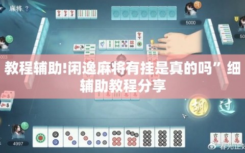 教程辅助!闲逸麻将有挂是真的吗”细辅助教程分享