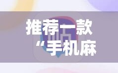 推荐一款“手机麻将开挂怎么开”开挂详细教程
