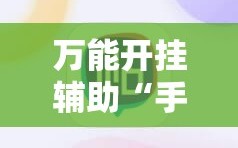 万能开挂辅助“手机三公控制牌”详细分享装挂步骤