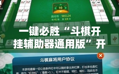 一键必胜“斗棋开挂辅助器通用版”开挂辅助脚本+详细开挂安装教程