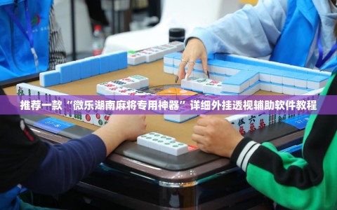 推荐一款“微乐湖南麻将专用神器”详细外挂透视辅助软件教程