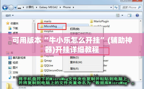 可用版本“牛小乐怎么开挂”(辅助神器)开挂详细教程