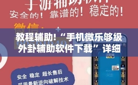 教程辅助!“手机微乐够级外卦辅助软件下载”详细分享装挂步骤