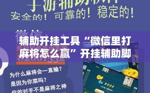 辅助开挂工具“微信里打麻将怎么赢”开挂辅助脚本+详细开挂安装教程