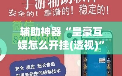 辅助神器“皇豪互娱怎么开挂(透视)”开挂辅助脚本+详细开挂安装教程