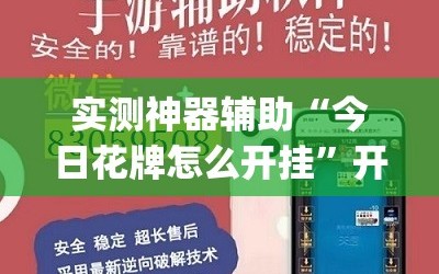 实测神器辅助“今日花牌怎么开挂”开挂(透视)辅助教程