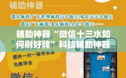 辅助神器“微信十三水如何刷好牌”科技辅助神器手机版